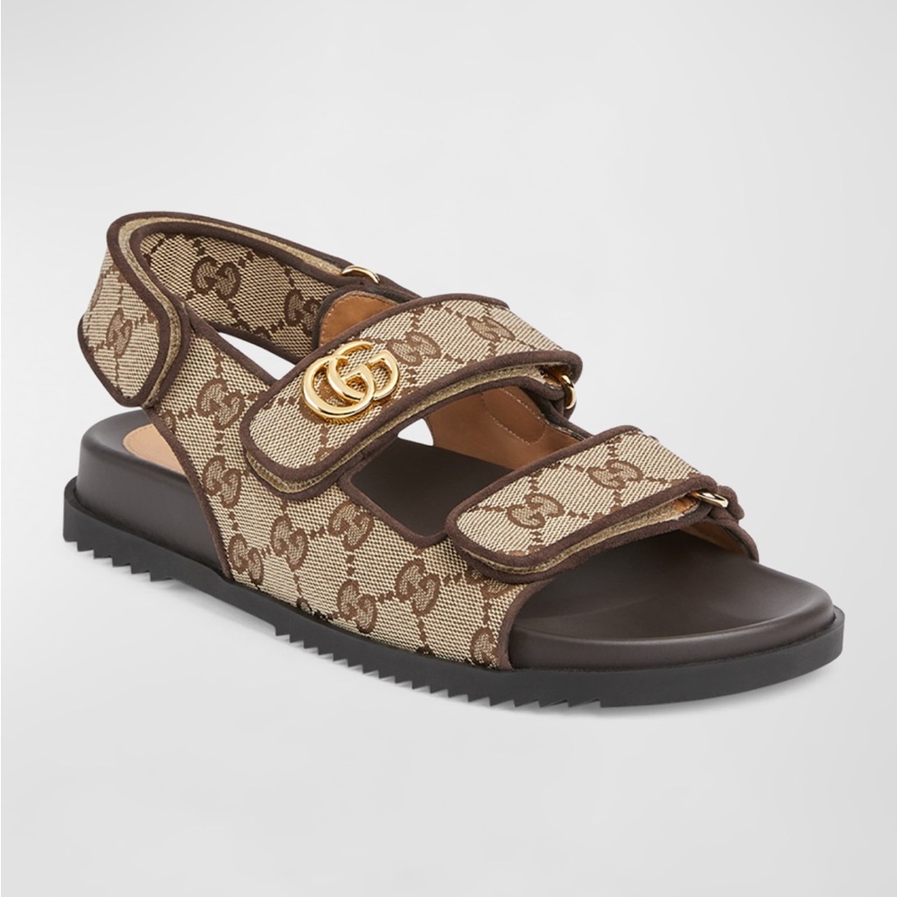 Gucci WOMEN'S SANDAL WITH DOUBLE G